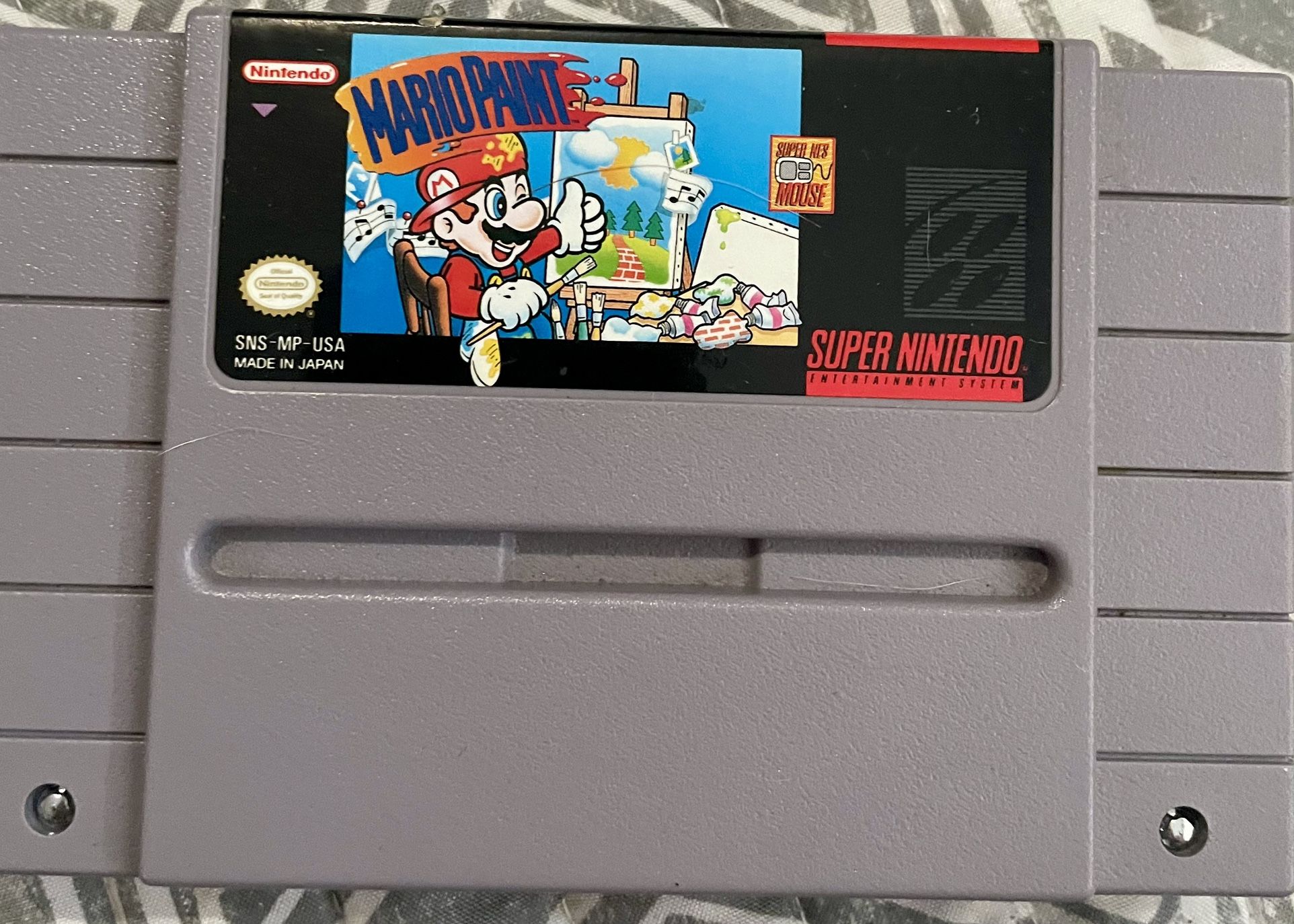 Mario Paint Super Nintendo Video Game
