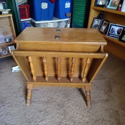 Antique Table With Storage
