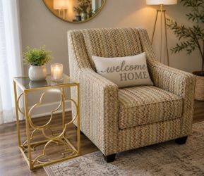 Boutique Chevron Accent Chair