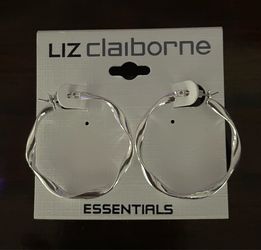 Silver Tone Pierced Earrings