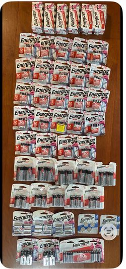 ENERGIZER BATTERIES ASSORTED