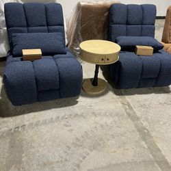 2 PCS CHITA Power Recliner Chair for living Room, Swivel Rocker Recliner Sofa with Lumbar Support, $450  Warehouse Address: 2745 Boone st  Columbia sc