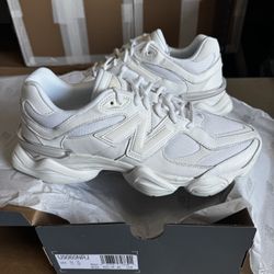 New Balance 9060 Triple White Men And Women U906ONRJ