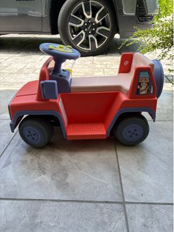 Toddler car Bluey