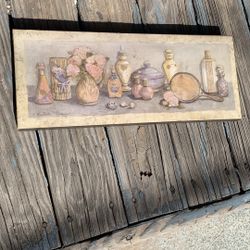 Antique Cooking Ingredients 19”x 8”