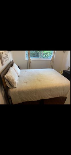 FREE QUEEN MATTRESS AND BED FRAME