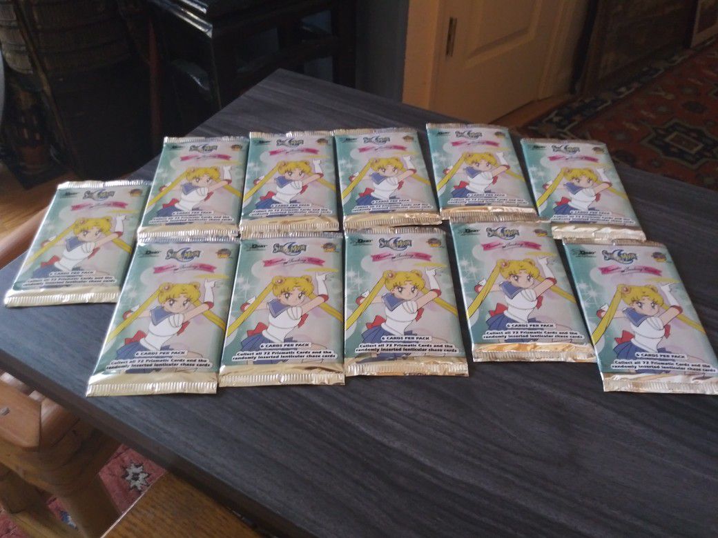 1999 Sailor Moon Unopened Wax Packs