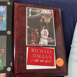 Michael Jordan 3 Time NBA MVP Card