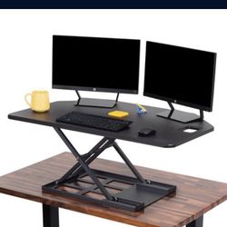 X-Elite Premier Standing Desk Converter - Black 