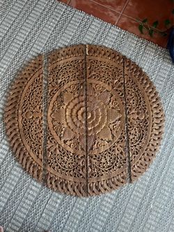 4-piece vintage Thai wall art