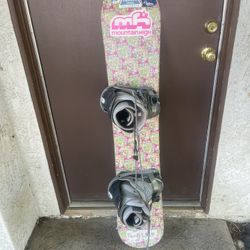 Girls o2 Snowboard, Boots, Bindings, & Bag