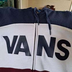 Vans zip up sweater