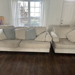 Couch (92” x 44”) And Seat (45” x 44”) 