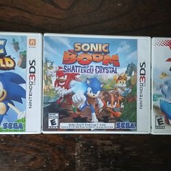 Sonic Nintendo 3DS Games Bundle