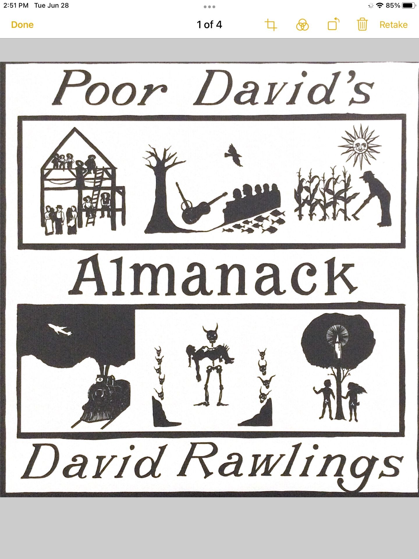 David Rawlings Poor David’s Almanac Vinyl LP