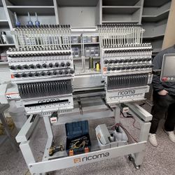 Marquee Two-Head 20-Needle Commercial Embroidery Machine