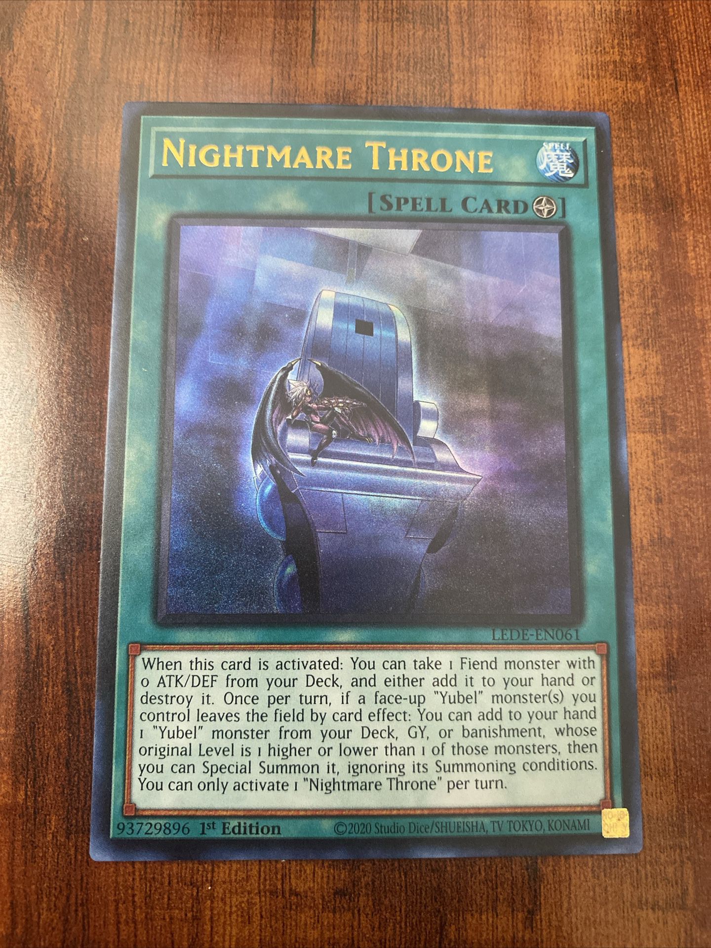 Yugioh Nightmare Throne Legacy of Destruction LEDE-EN061 MINT PACK FRESH!