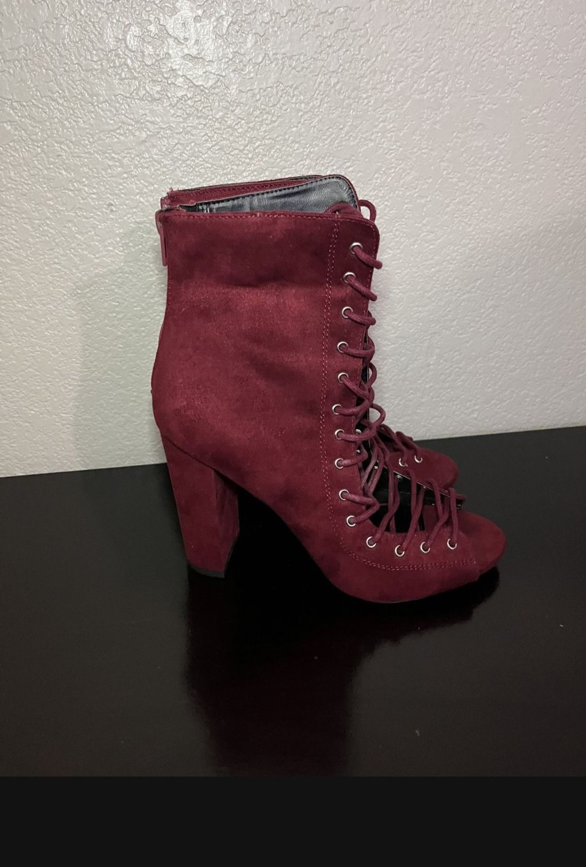 Burgundy Heels