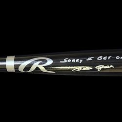 Pete Rose Signed, JSA-Certified Baseball Bat,  Inscribed "Sorry I Bet On Baseball "