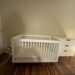 Crib And Large Dresser 
