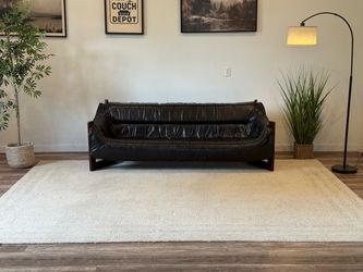 Percival Lafer leather couch