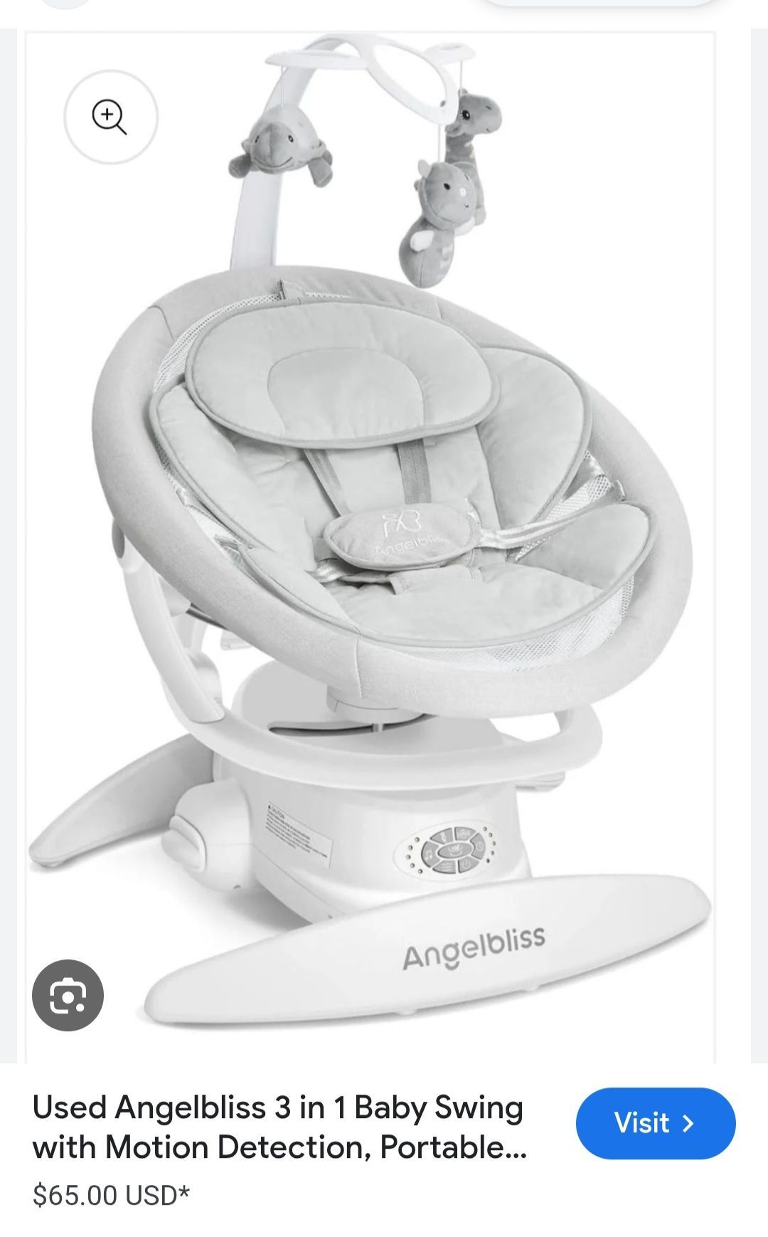 Angelbliss 3 in 1 baby swing