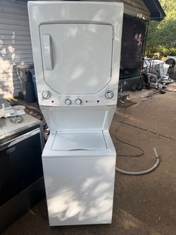 24 inch GE Stacked Washer Dryer Unit