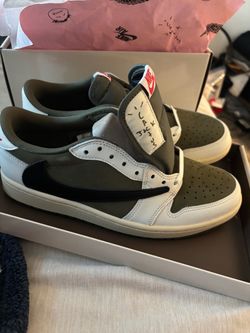 Travis Scott Jordan 1 Low Reverse Olive