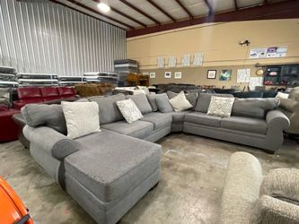 Sectional grey fabric