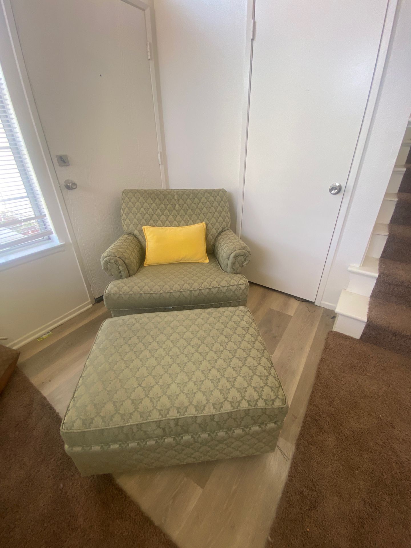 Chair & Ottoman Set - $80 