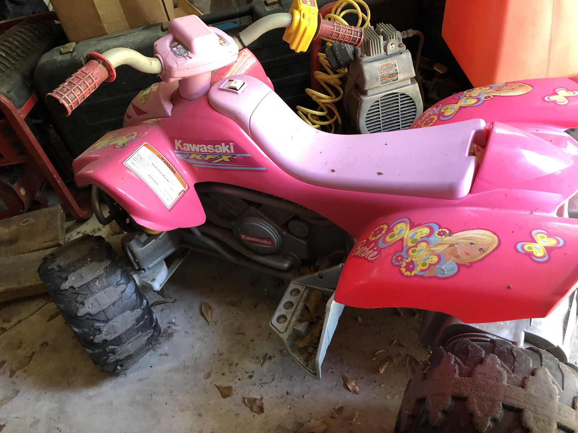 Kawasaki Girls 4 Wheeler Pink ATV