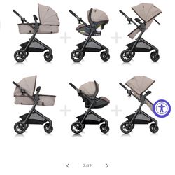 Evenflo Pivot Modular Travel System With Litemax Car seat