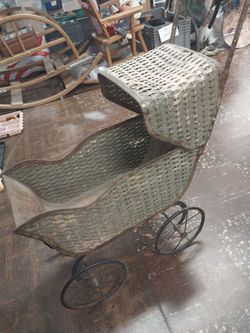 Vintage doll buggy