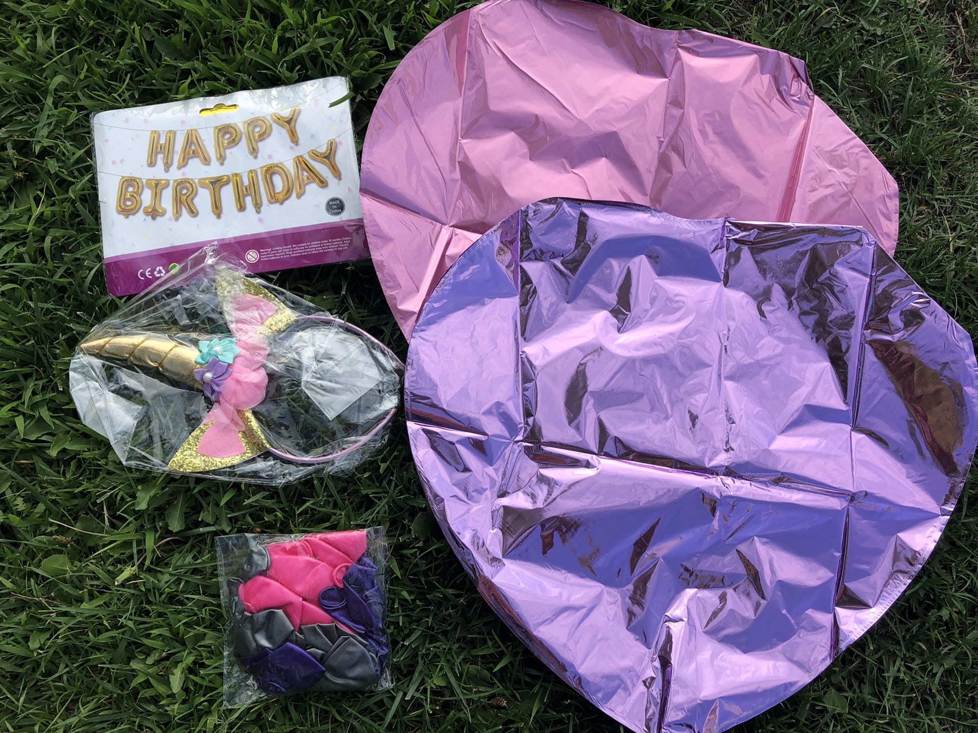 Unicorn Birthday Supplies Decorations