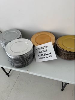 Charger plates