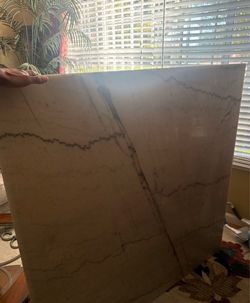 Marble table/4 chairs selling separate