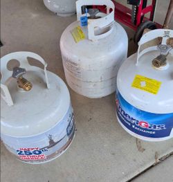 Propane tanks full