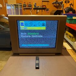 Sony 27" Trinitron KV-27FS100L CRT TV w/ Remote