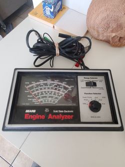 vintage Sears Solid State Electronic Engine Analyzer