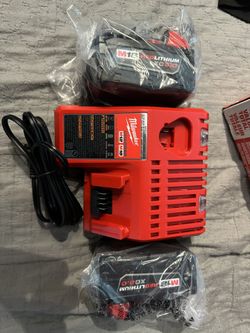 new milwaukee battery Red Lithium Xc5.0