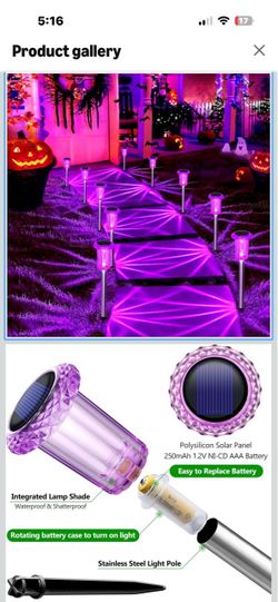 NEW Solar Halloween Outdoor Lights