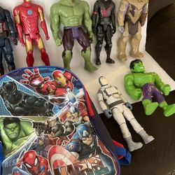 Marvel Avengers - CAPTAIN AMERICA Endgame Hulk - Endgame Thanos - Huge Lot