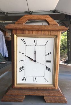 vintage small grandfather clock