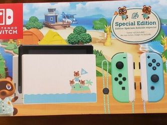 Nintendo Switch Animal Crossing Edition