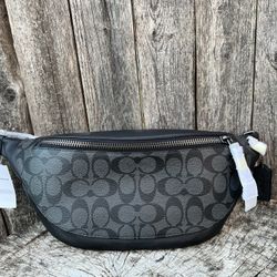 Coach Warren Belt Bag In Signature Canvas