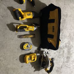 4pc Dewalt 20 V Tool Set