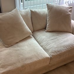 Z Gallerie Cream/Beige Loveseat Sofa