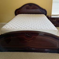 Bed, Dresser, Cupboard, Side Table 