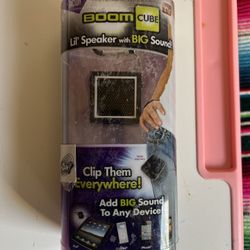 Boom Cube As Seen On TV Keychain Speaker Black New