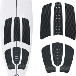 6 Piece Surf Deck Traction Pad Premium EVA with Tail Kicker